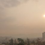 Humo y hediondez contaminan la capital de Honduras tegucigalpa