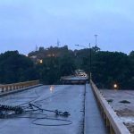 Colapso de puente deja incomunicado al departamento hondureño de Colón la ceiba