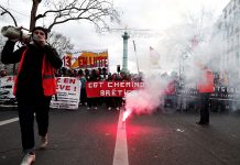 Huelga nacional y protestas paralizan Francia francia