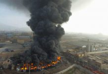 Nube tóxica por incendio cubre Roma roma