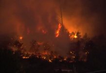 Incendio arrasa el monte Himeto al este de Atenas en Grecia incendio forestal