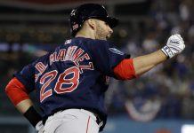 J.D. Martínez recibe 2 Bates de Plata en el mismo año bates