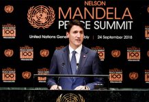 Primer ministro de Canadá invita a seguir los valores de Mandela canada