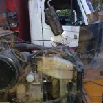 Fallas mecánicas en un camión provoca accidente en Juigalpa nicaragua