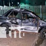 Irrespeto a señal de alto en Las Mercedes deja a un lesionado nicaragua