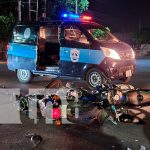 Tres lesionados en accidente ocurrido en Las Palmas nicaragua