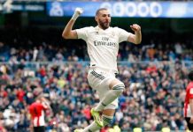 Benzema logra triplete; Real Madrid golea a Bilbao la liga