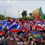 Familias de Managua una vez más cantan por la paz de Nicaragua nicaragua