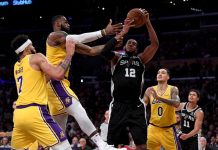 Spurs vienen de abajo, vencen a los Lakers 143-142 patty