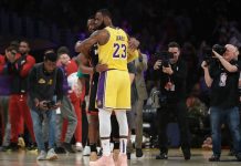 Lakers de LeBron ganan a Heat de Wade en su último choque lebron