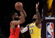 LeBron guía a Lakers en victoria 111-106 ante Rockets lebron