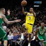 Rondo mete canasta crucial y Lakers vencen a Celtics rajon