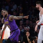 LeBron anota 44 y supera a Wilt y Lakers vencen a Blazers lebron