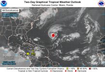 Tormenta tropical Leslie se convierte en huracán estados unidos