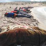 Al menos 74 muertos en el naufragio de un bote frente a la costa libia migrantes