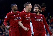 Liverpool vuelve a cima de Liga Premier tras vencer a Fulham liverpool