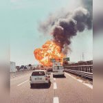 Explota camión cisterna en Bolonia, Italia europa