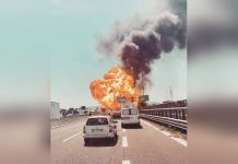 Explota camión cisterna en Bolonia, Italia europa