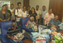 Juventud Sandinista entrega paquetes alimenticios a adultos mayores nicaragua