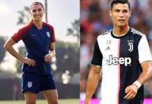Alex Morgan cuestionó a Cristiano Ronaldo alex