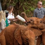 VIDEO: Melania Trump se va de safari durante su visita a Kenia safari