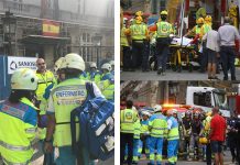 Un muerto y 11 heridos tras derrumbe en un hotel de Madrid hotel ritz