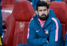 Diego Costa en horas bajas previo al Atlético-Barcelona