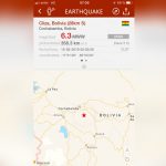 Terremoto de magnitud 6,3 sacude Cochabamba, Bolivia bolivia
