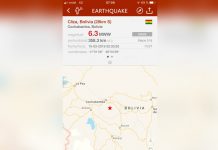 Terremoto de magnitud 6,3 sacude Cochabamba, Bolivia bolivia