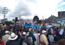 Marchan contra medidas del gobierno de Lenín Moreno en Ecuador ecuador