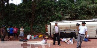 nicaragua, matagalpa, accidente vial, lesionados, policia nacional, investigaciones,
