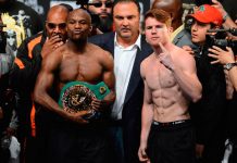 Mayweather y Canelo Álvarez premiados por la BWAA floyd
