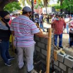 Construyen muro en mercado Candelaria de Managua para evitar inundaciones mercado candelaria