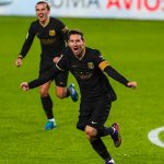 Con dobletes de Messi y Griezmann, el Barça sigue su escalada barcelona
