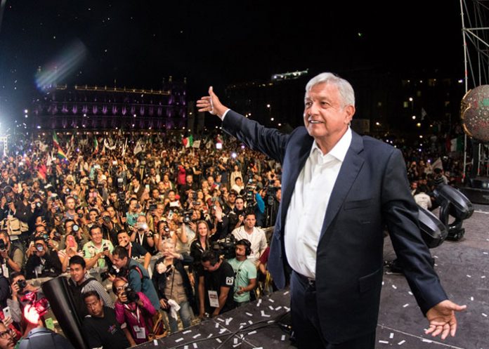 Mexico-AMLO-Zocalo mexico