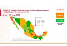 México registra 236 decesos por coronavirus en las últimas 24 horas mexico