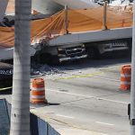 Identifican a 5 víctimas mortales del colapso de puente en Miami escombros de la estructura