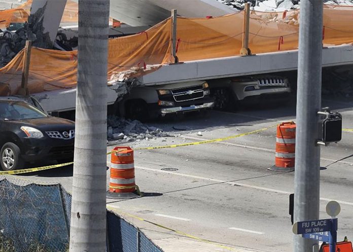 escombros de la estructura