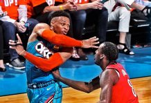 Westbrook guía triunfo del Thunder sobre los Blazers 120-108 thunder