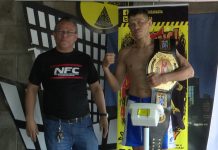 Todo listo para la velada de NFC 44 erick
