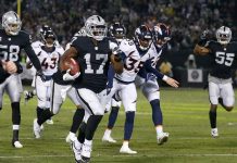 Raiders ganan el que podría ser el último juego en Oakland dwayne