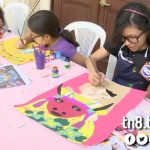 Niñez dibuja por la paz y en saludo a las fiestas patronales de Managua managua
