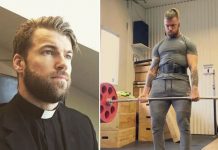 Sacerdote devoto a Dios y al ejercicio hace arder las redes suecia