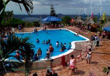 Familias disfrutaron de visita en centros recreativos y balnearios de Masaya familias