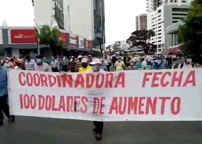 Panama-marcha jubilados