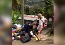Panamá: Chavalo patea a anciano y lo vuelca entre la basura agresion fisica