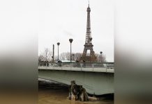 El río Sena se desborda