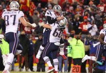 Patriots ganan en Kansas City y van ante Rams en Super Bowl patriots