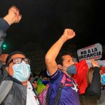 Protestan en Perú contra la destitución de Martín Vizcarra protestas
