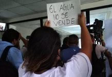 Continúan marchas por Ley del Agua en El Salvador protestas